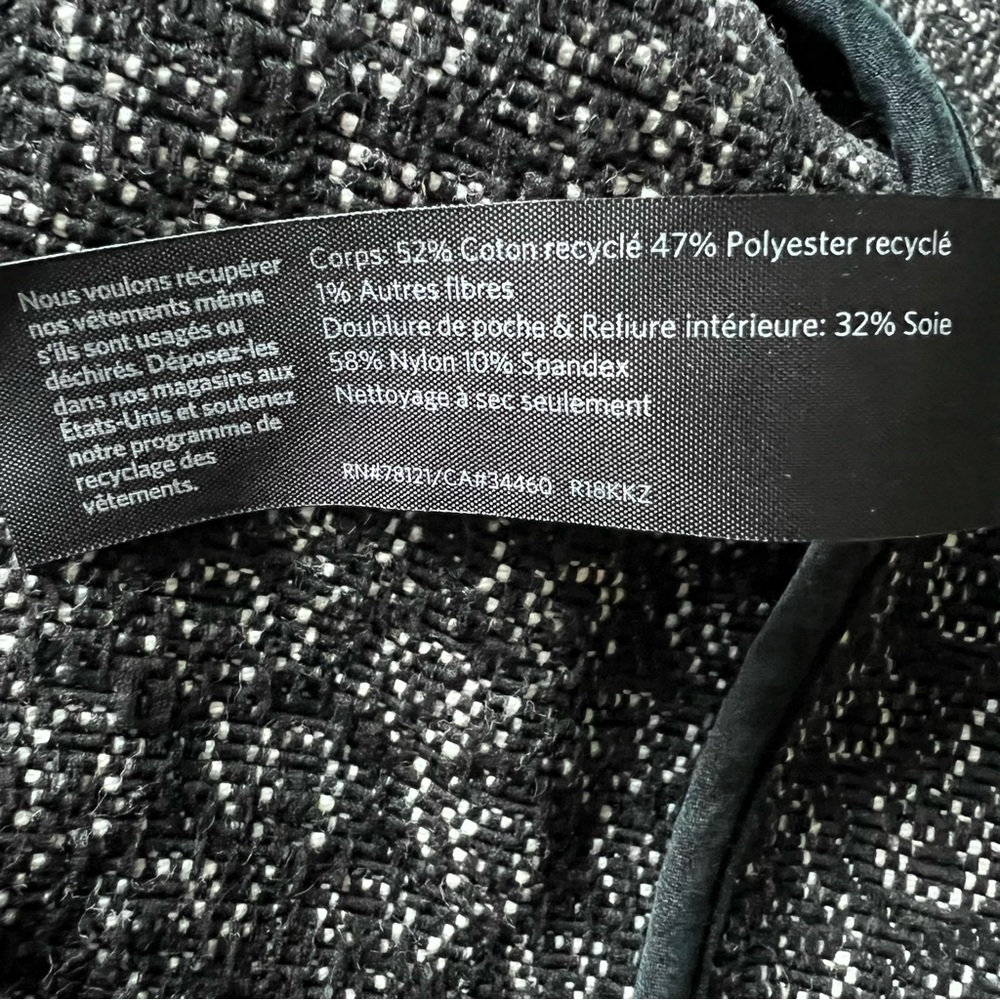 Eileen Fisher Rosette Jacquard Jacket Lightweight Size M - Picture 10 of 13